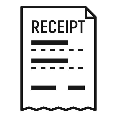 Receipt Vector Design Images Beautiful Receipt Vector - vrogue.co