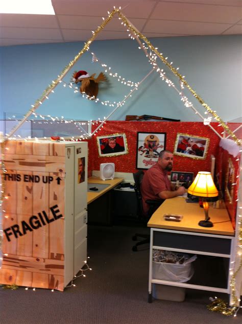 During our holiday cube decorating contest, the winner decked his ...