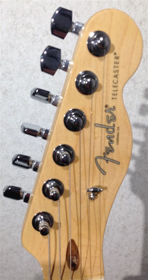 Fender American Professional Telecaster Butterscotch Blonde headstock - Legacy Music