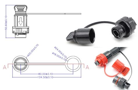 Waterproof Mini SC adapter