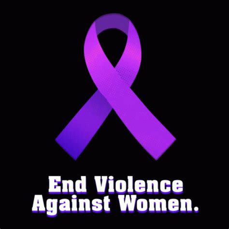 End Violence Against Women Purple Ribbon GIF – End Violence Against Women Purple Ribbon Vday ...