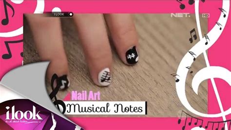 Nail Art: Musical Notes - iLook - YouTube
