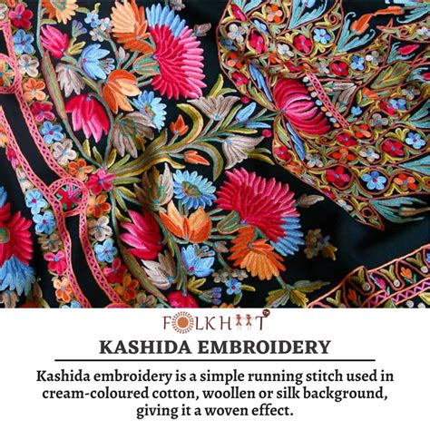 The Kashidakari technique is a popular embroidery practised in Kashmir by men in the region and ...