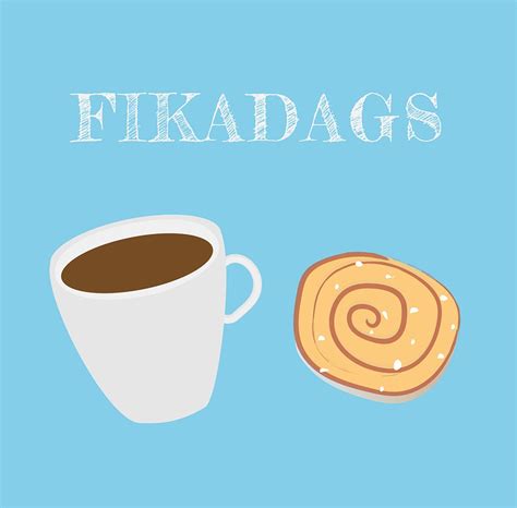 Download Coffee Break, Fika, Swedish. Royalty-Free Stock Illustration ...