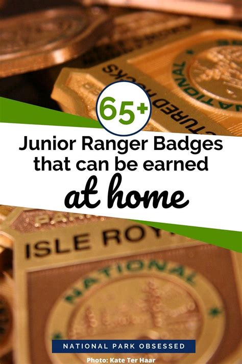 Junior Ranger Badges Kids Can Earn at Home | National parks trip ...