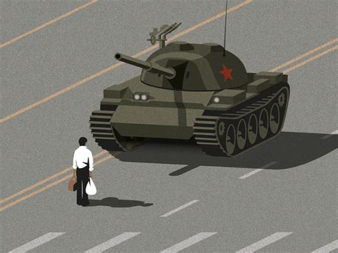 Tank Man by Roy Smith on Dribbble Lithography Art, War Bonnet, Branding ...