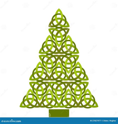 Celtic Christmas Tree Royalty Free Stock Photography - Image: 27827977