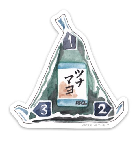 "Conbini Onigiri" Design Sticker | Onigiri, Design, Stickers