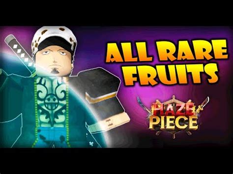 All Rare Fruits Showcase Haze Piece | Roblox - YouTube