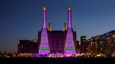 David Hockney Lights Up London’s Battersea Power Station With Animated ...