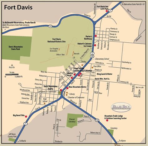 Star Gazing In Jeff Davis County - Landpin - Fort Davis Texas Map | Printable Maps