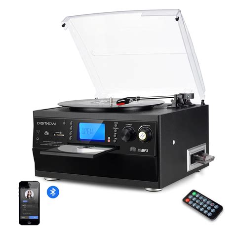 DIGITNOW Bluetooth Record Player Turntable with Stereo Speaker, | Nellis Auction