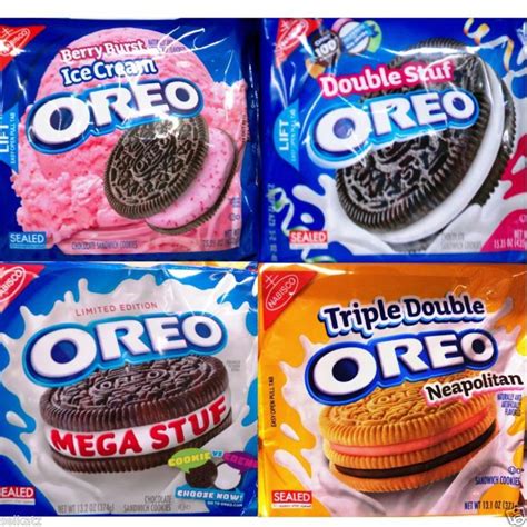 NABISCO OREO CREME FILLED SANDWICH COOKIES OREOS CAKESTERS ~ 25 FLAVOR CHOICES | Sandwich ...