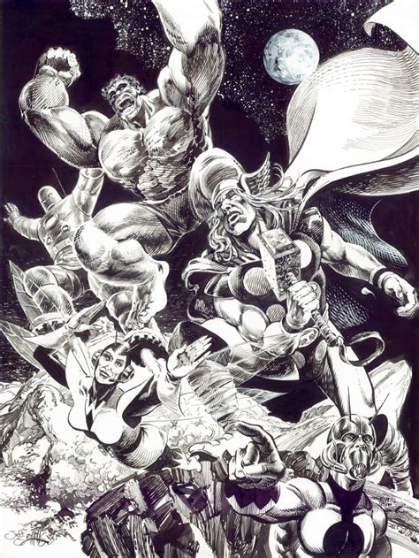 Avengers Assemble! Comic Art Comic Art, Comic Books, Art For Sale ...