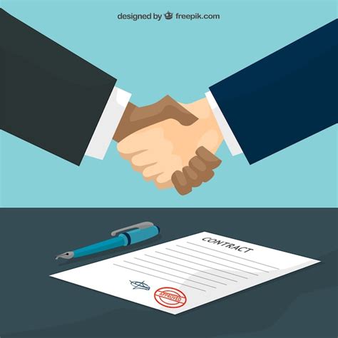 Agreement handshake Vector | Free Download