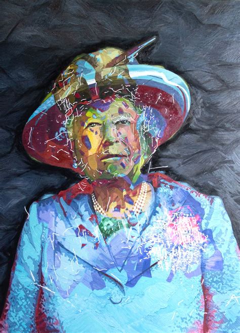 Portrait of the Queen painted by robot artist Ai-Da is unveiled | indy100