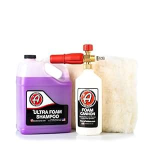 Amazon.com: Adam's Foam Cannon Car Wash Kit - Produces Thick Car Foam Shampoo Soap with A Plush ...