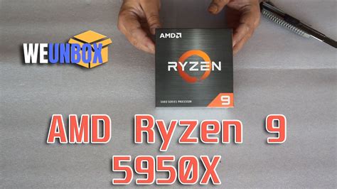 Unboxing AMD Ryzen 9 5950X - YouTube