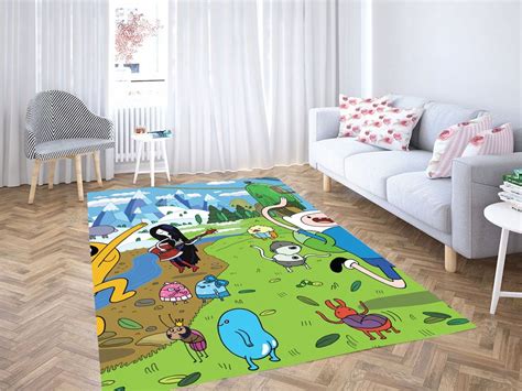 Adventure Time World Living Room Modern Carpet Rectangle Rug – Gear4fanSports