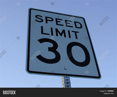 Speed Limit Sign 30 Mph Stock Photo & Stock Images | Bigstock