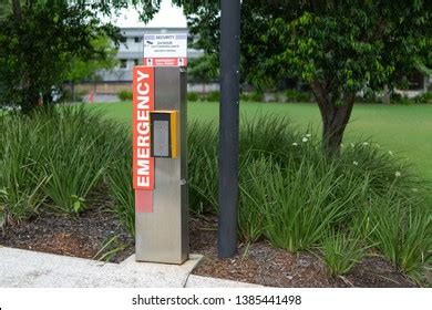 Emergency Button Telephone Intercom System On Stock Photo 1385441498 | Shutterstock