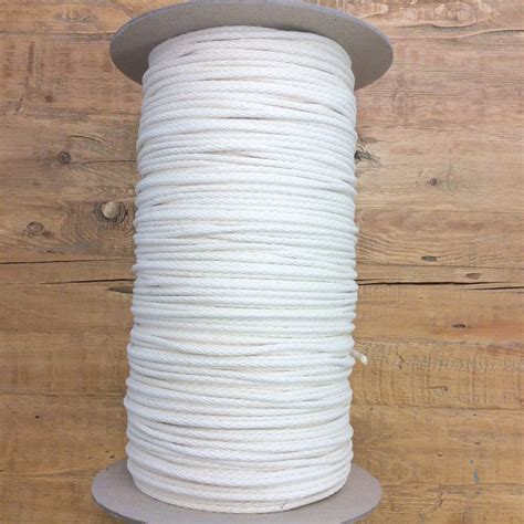 Spool of 3/16 100% Cotton Rope Made in America Solid | Etsy