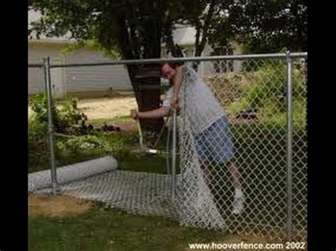 HOW TO INSTALL A CHAIN LINK FENCE (PART 2) - YouTube