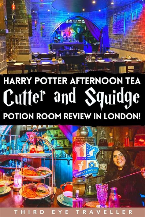 Magical Harry Potter Afternoon Tea in London - Cutter and Squidge Potion Room Review (2022 ...