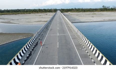 Bridge Highways Indian Projects Road Construction Stock Photo ...