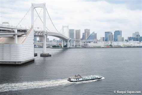 Rainbow Bridge - Bridge to Odaiba Spanning Tokyo Bay