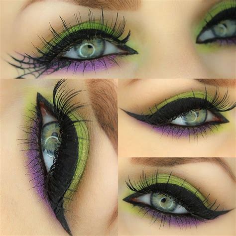 ‘Spellbound’ Halloween Witch Eye Make-up Tutorial The classic Halloween witch makeup can be done ...