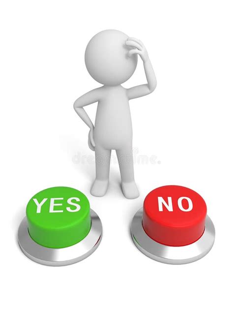 YES or NO button stock vector. Illustration of wrong - 156760441