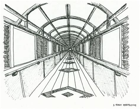 Simple One Point Perspective Drawing at GetDrawings | Free download