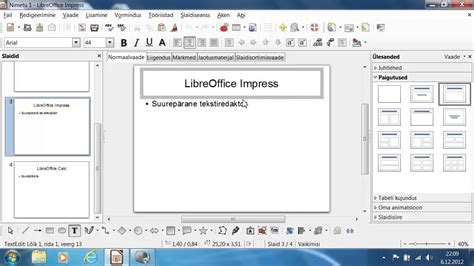 LibreOffice Impress - 6 Tekst 5 - YouTube