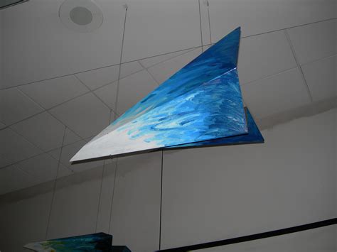 Denver Airport Paper Airplane Art, The Online Paper Airplane Museum