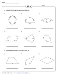 Kite Worksheets