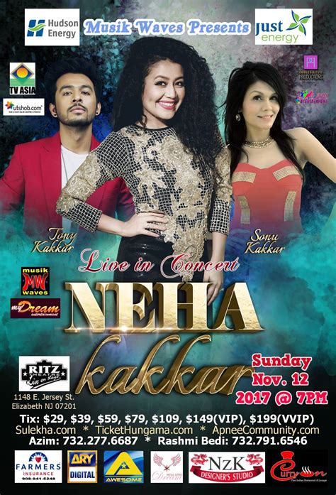 Neha Kakkar Live in Concert in New Jersey 2017 | Eventcombo