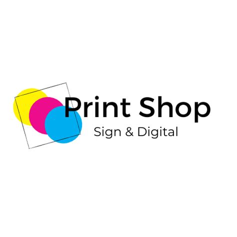 Printing & Digital Shop Colorful Logo | Business logo, Logo color, Logo ...