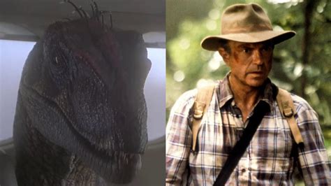 Sam Neill likes 'Jurassic Park III' talking raptor scene