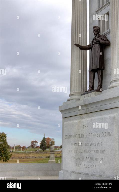 Lincoln statue gettysburg hi-res stock photography and images - Alamy