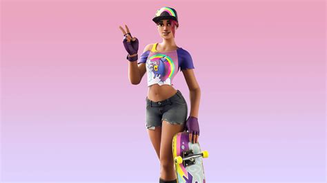 Fortnite Sunshine Rainbows Set Beach Bomber Skin Outfit UHD 4K ...