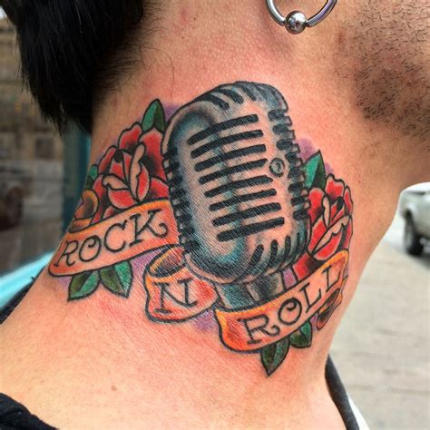 Traditional Rock N' Roll Tattoo By Jon Reed, All Saints Tattoo Austin ...