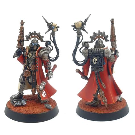 Skitarii Marshal Warhammer 40k Painted Custom Miniature Model, Adeptus Mechanicus, All Warhammer ...