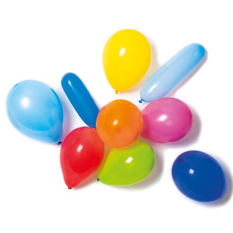 10 Latex Balloons Shapes assorted with Pump : Amscan Europe