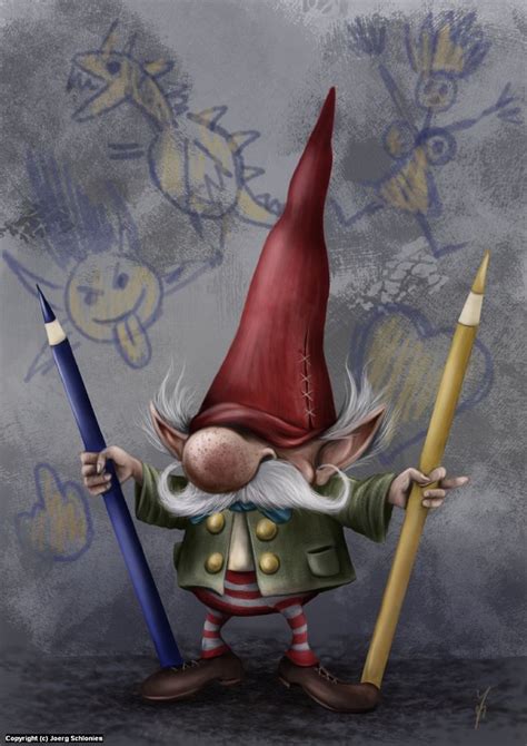 The Drawing-Gnome commands to you : DRAW MORE!! by Joerg Schlonies ...