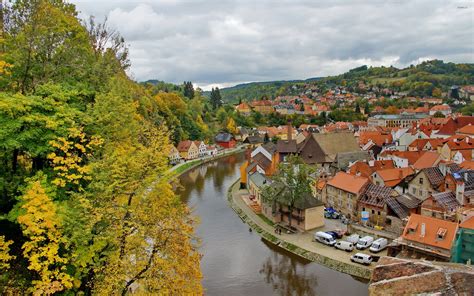 Cesky Krumlov in the Czech Republic wallpaper - World wallpapers - #51916