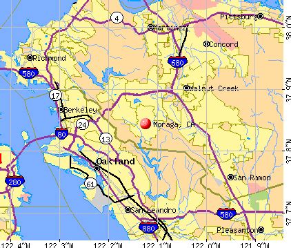 Moraga, California (CA 94556) profile: population, maps, real estate, averages, homes ...