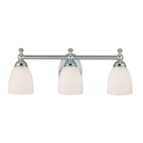 Shop Millennium Lighting 3-Light 21-in Chrome Bell Vanity Light at ...