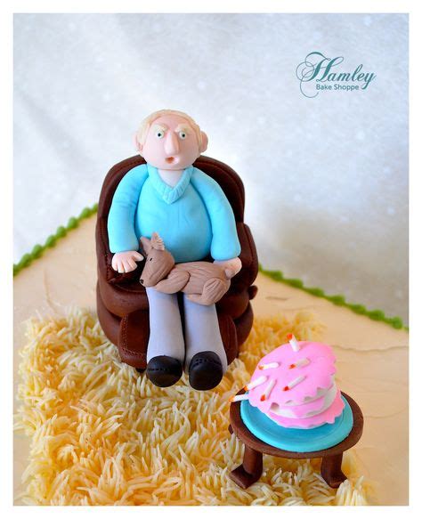 10 Best old man cake topper images | Cake, Cakes for men, Fondant figures