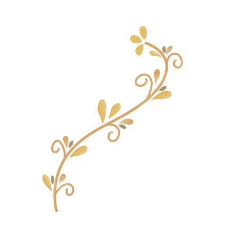 Simple Leaf PNG Picture, Simple Gold Leaf, Gold, Leaf, Simple PNG Image For Free Download